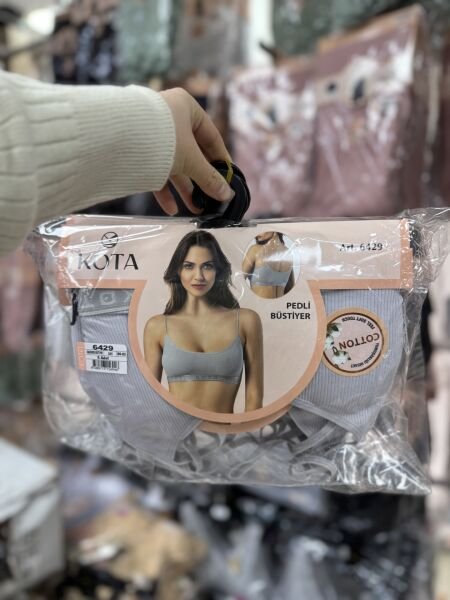 KOTA 6429 BAYAN KAŞKORSE İP ASKI PEDLİ BÜSTİYER