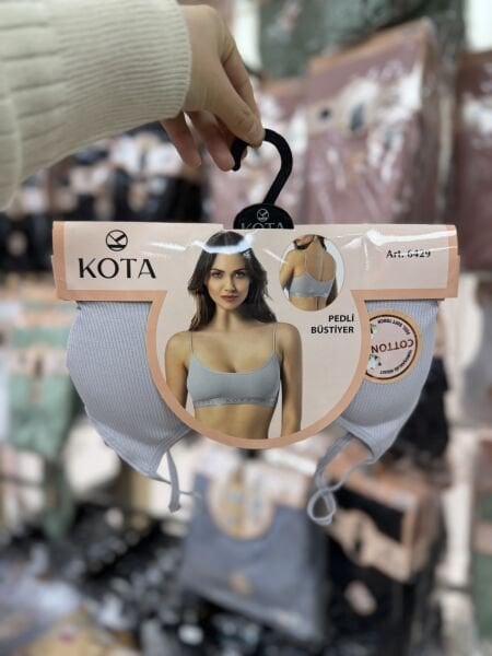 KOTA 6429 BAYAN KAŞKORSE İP ASKI PEDLİ BÜSTİYER