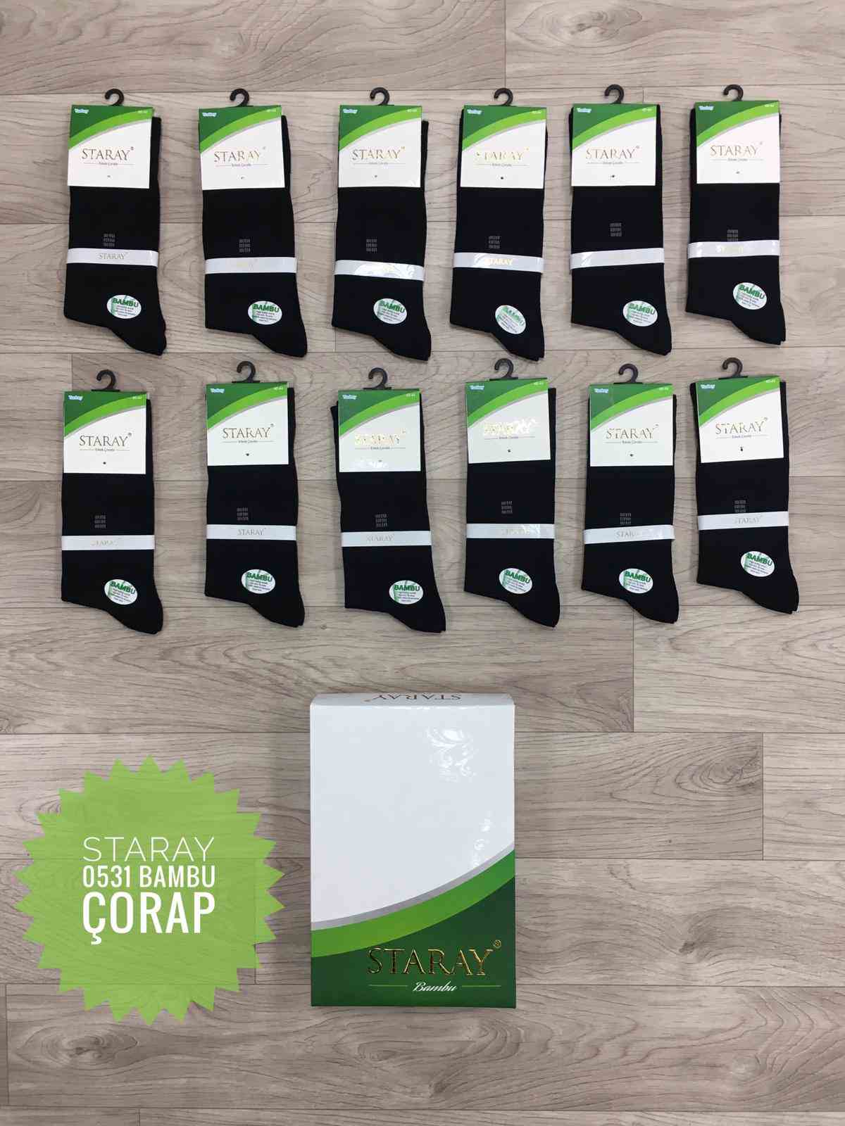 STARAY 531 ERKEK BAMBU SOKET ÇORAP