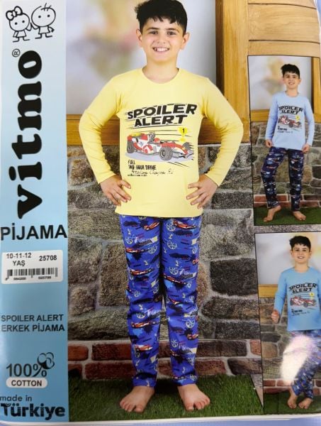 VİTMO 25678 SPOILER ALERT ERKEK PİJAMA 1-2-3 Y
