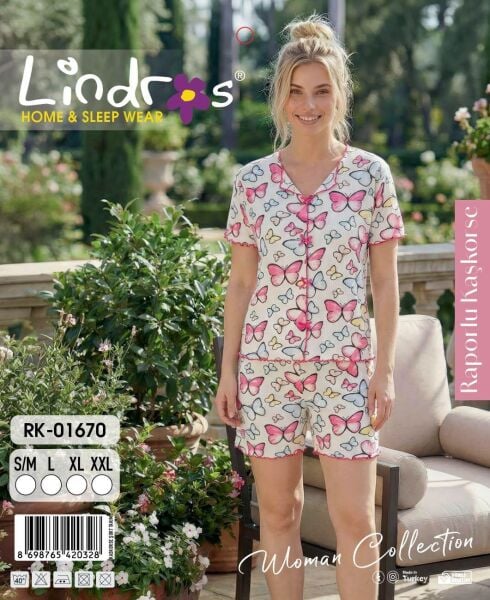 LİNDROS 01670 KAŞKORSE KISA KOL ŞORTLU TAKIM