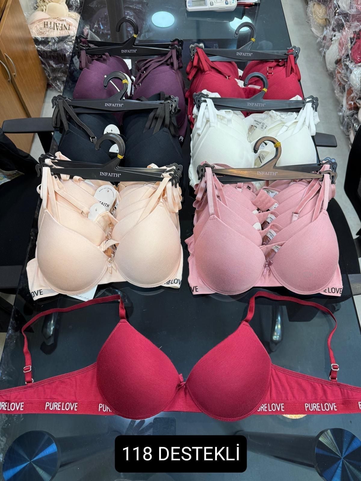 INFAITH 118 LASTİKLİ SÜTYEN TAKIM