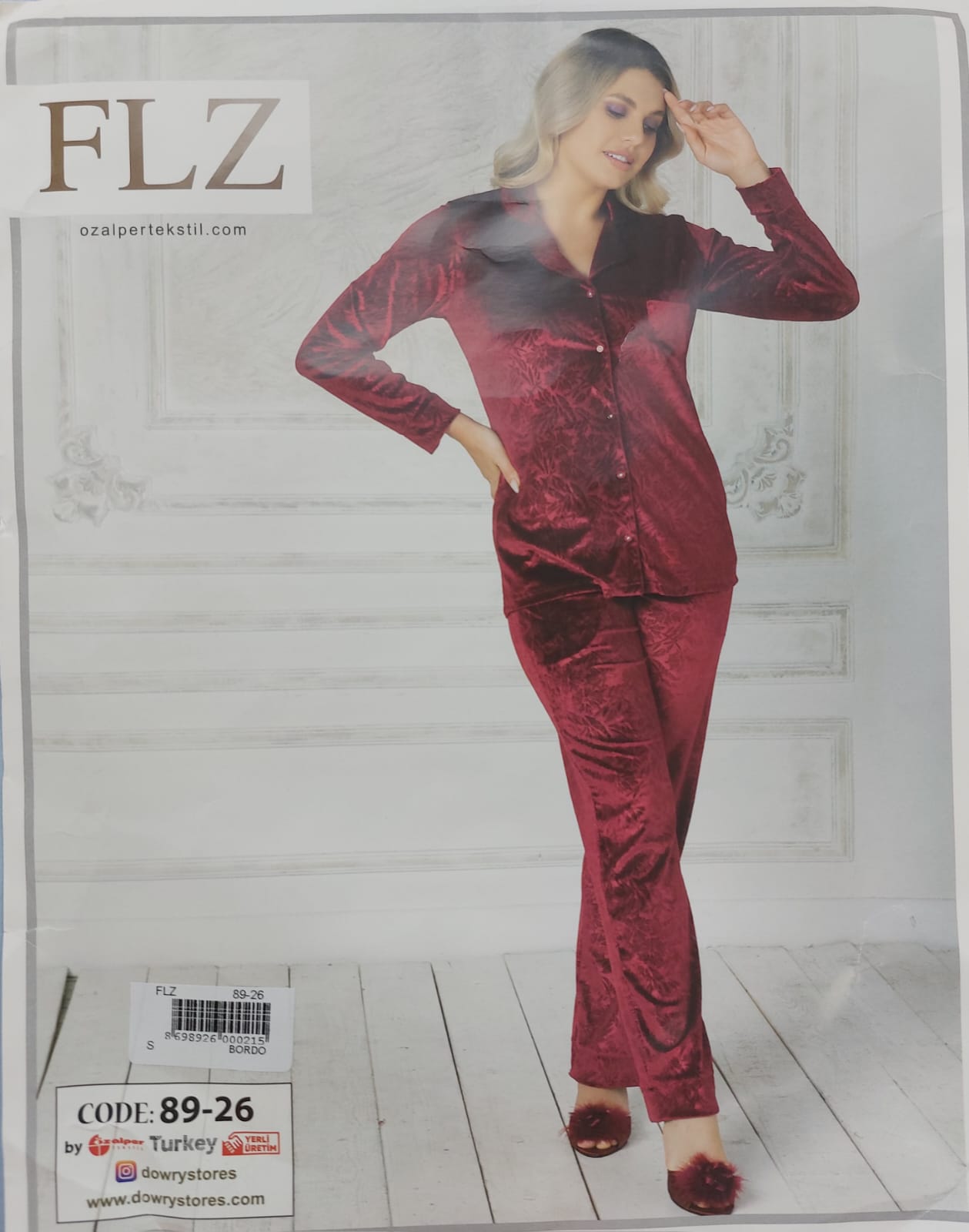 FLZ 89-26 BAYAN PİJAMA TAKIM
