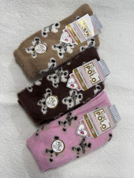 XGRİ B-63 BAYAN YUMOŞ PELUŞ YIKAMALI KOKULU ÇORAP