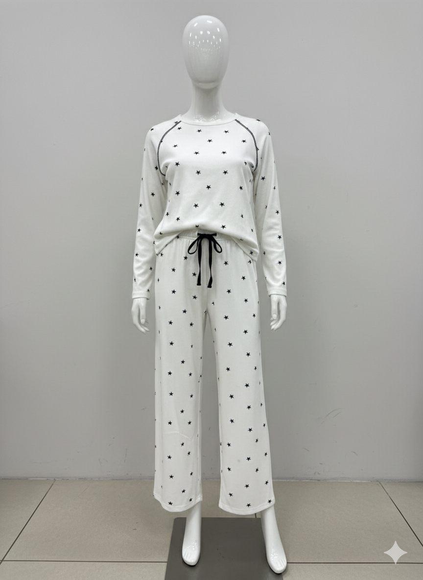 LANA 113-20 BAYAN WAFFLE PİJAMA TAKIM