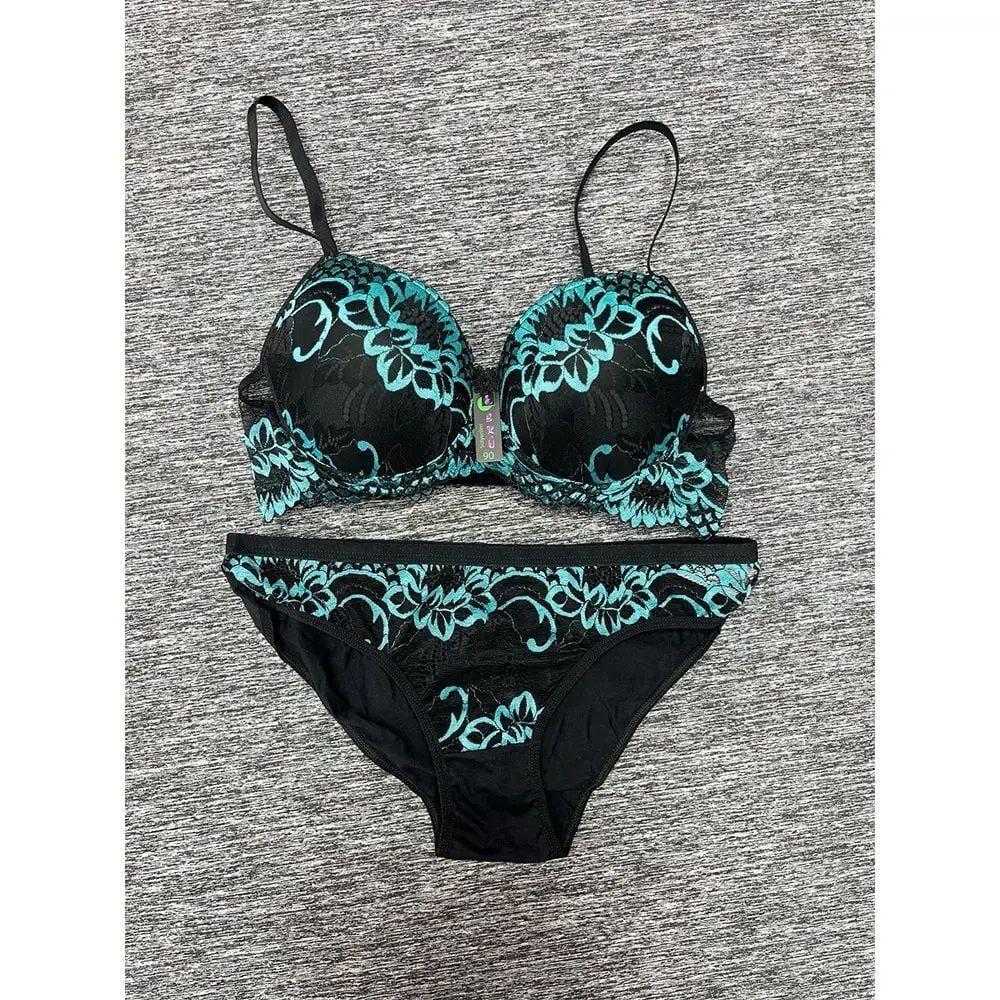 EBRU 8053 SİLİKONLU DOLU EBRULİ SÜTYEN TAKIM