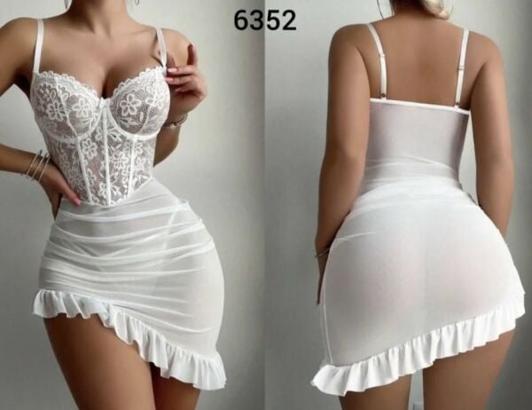 BELENG 6352 FANTAZİ FIRFIRLI GECELİK