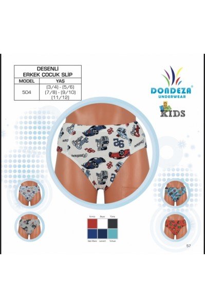 DONDEZA 504 ERKEK ÇOCUK SLİP