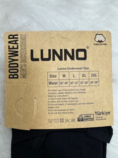 LUNNO 5001 ERKEK DÜZ BOXER