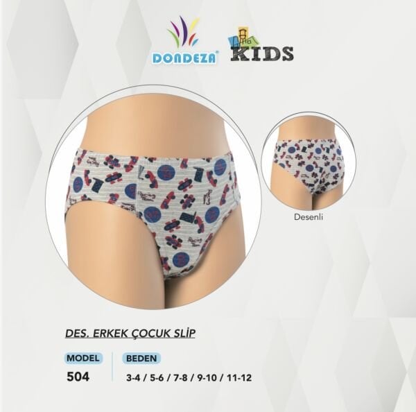 DONDEZA 504 ERKEK ÇOCUK SLİP
