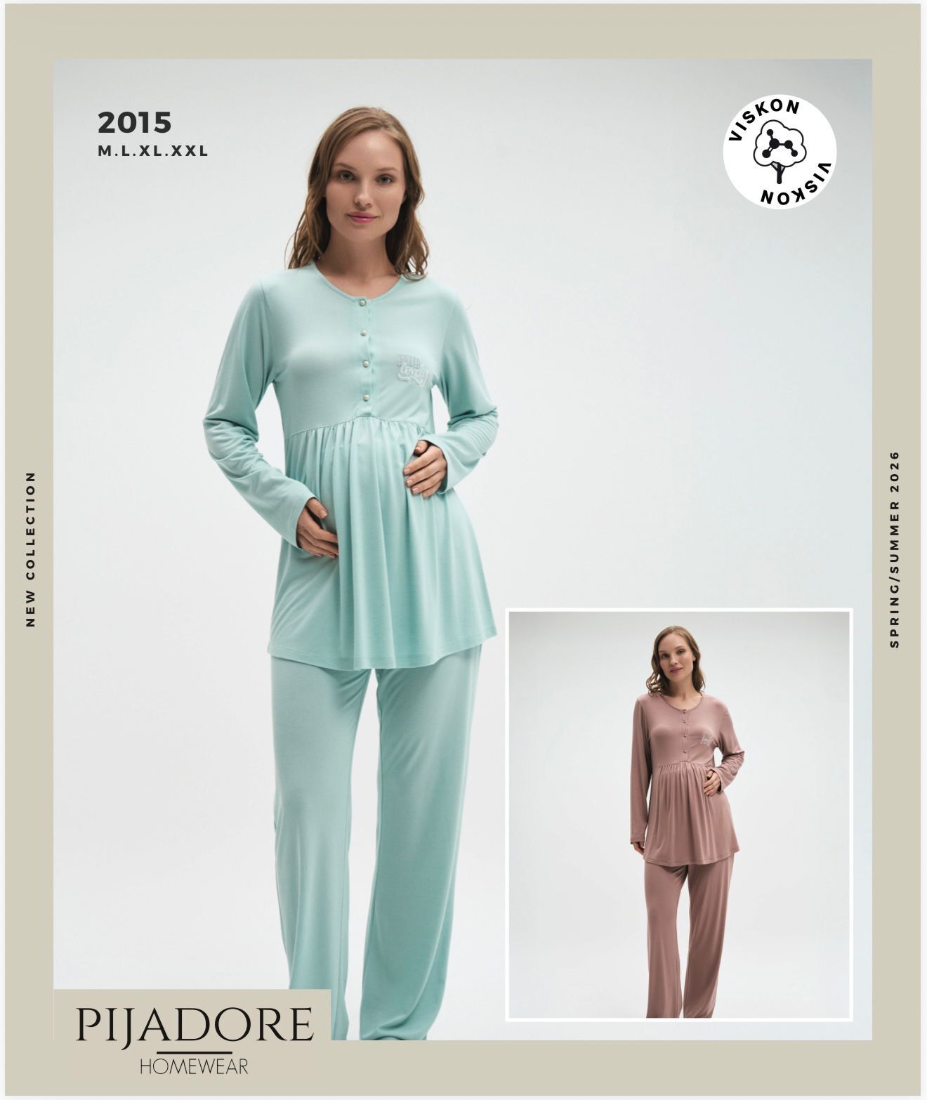 PİJADORE 2015 BAYAN LOHUSA PİJAMA TAKIM