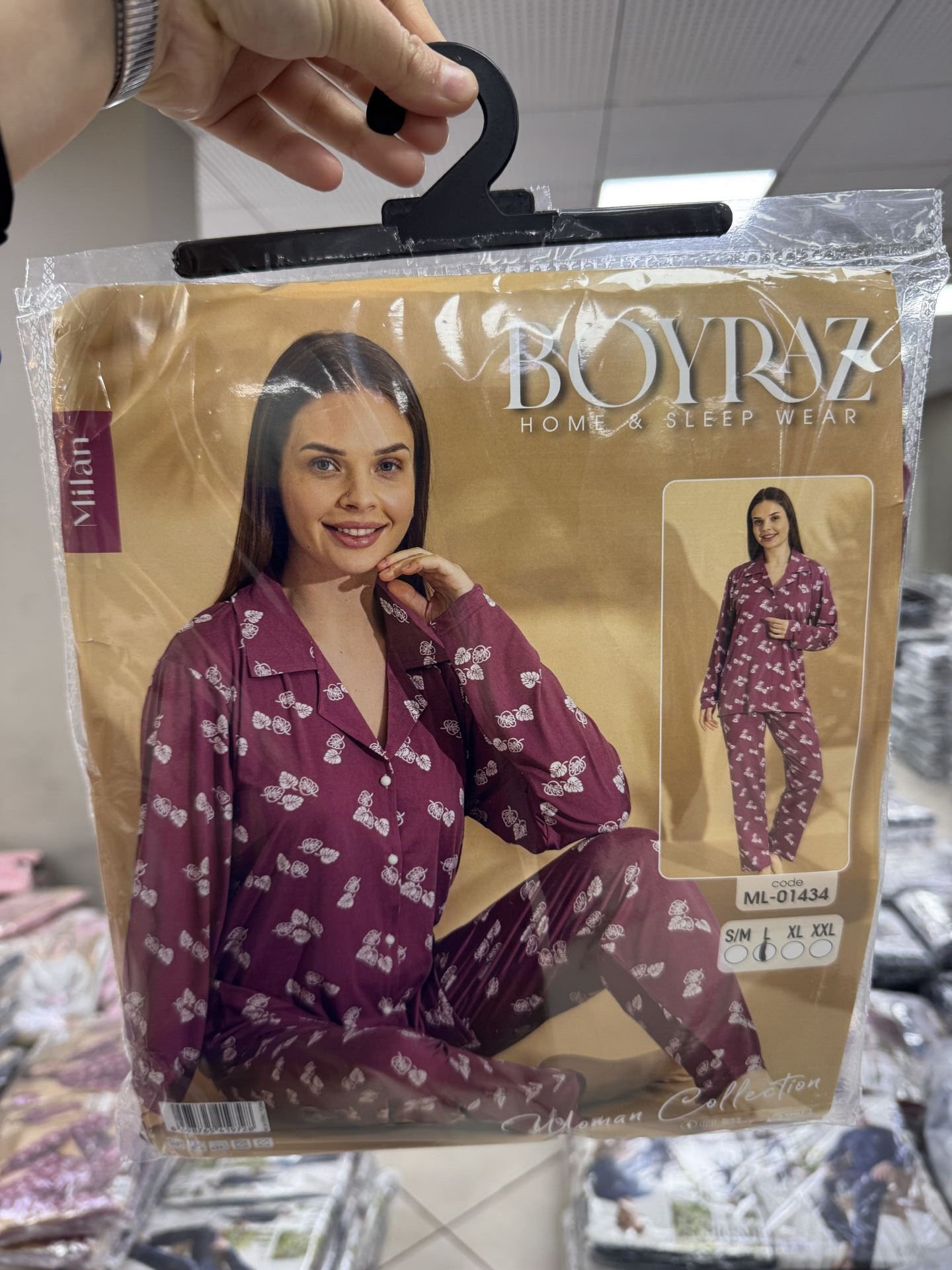 BOYRAZ 01434 MİLAN GÖMLEK PİJAMA TAKIM