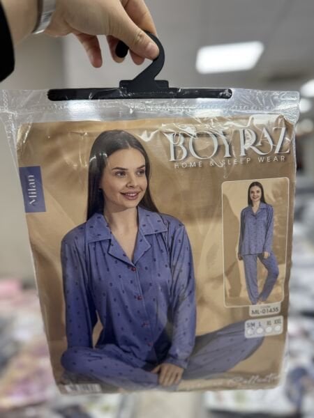 BOYRAZ 01435 MİLAN GÖMLEK PİJAMA TAKIM