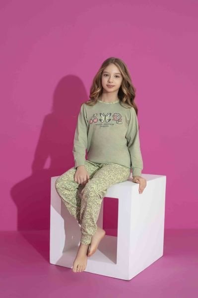 TARIK 2976 KIZ 10-15 YAŞ MİLAN PİJAMA TAKIM