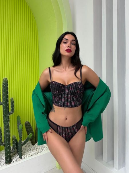 CANSOY 682-T SİMLİ BÜSTİYER TAKIM