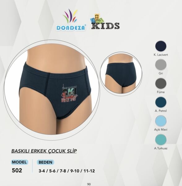 DONDEZA 502 ERKEK ÇOCUK SLİP