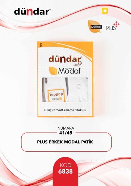 DÜNDAR 6838 ERKEK PLUS MODAL PATİK