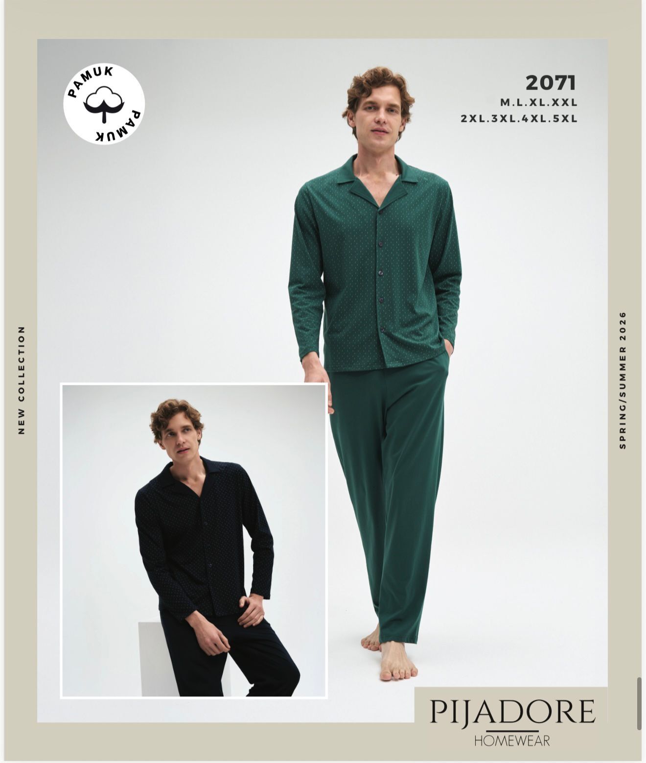 PİJADORE 2071 ERKEK PİJAMA TAKIM