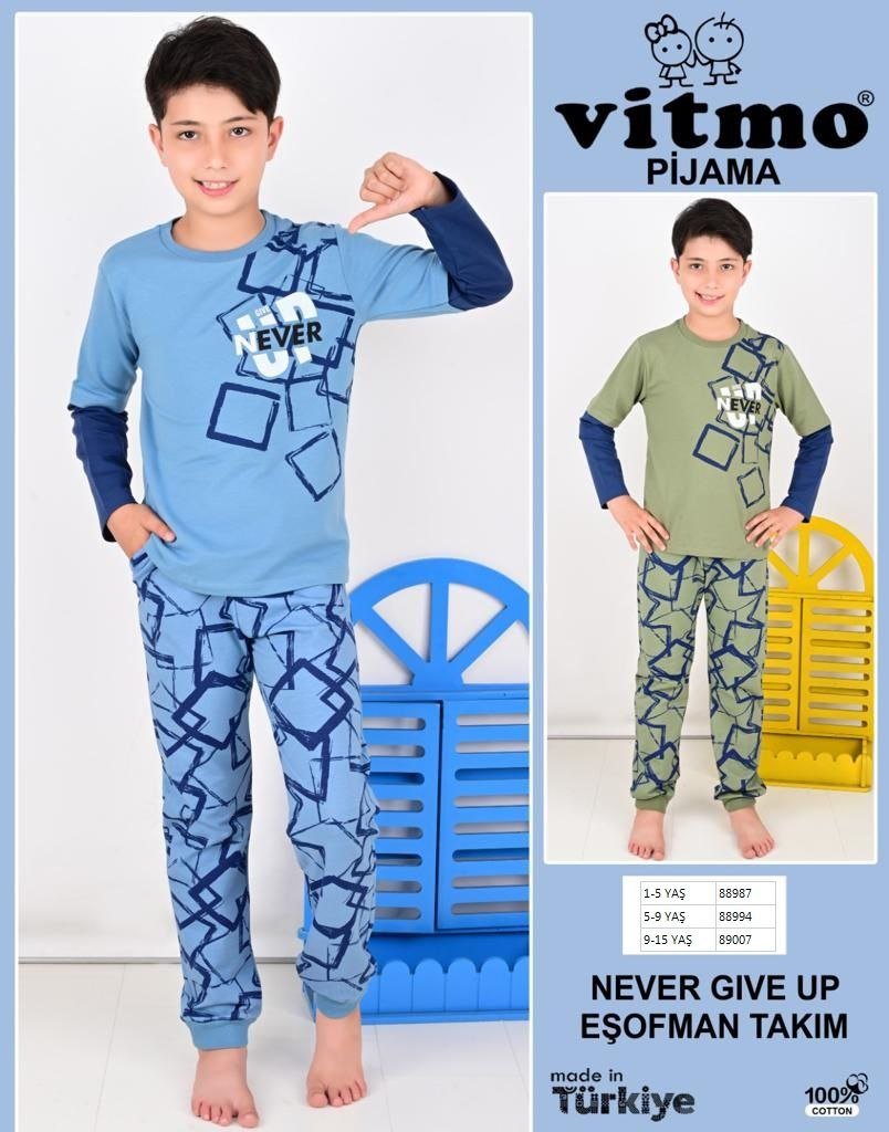 VİTMO 88994 NEVER GIVE UP ERKEK ESOFMAN TAKIM 5-9
