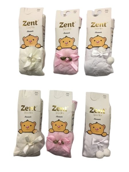 ZENT KIZ ÇOCUK AKSESUARLI KÜLOTLU ÇORAP