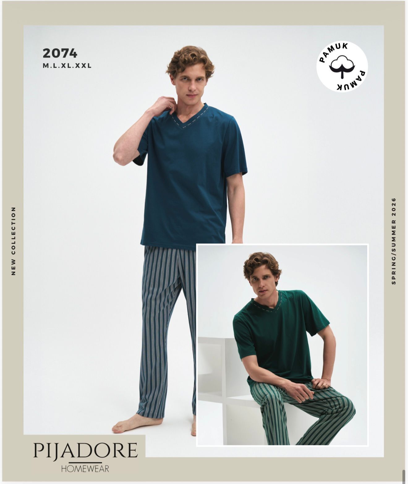 PİJADORE 2074 ERKEK PİJAMA TAKIM