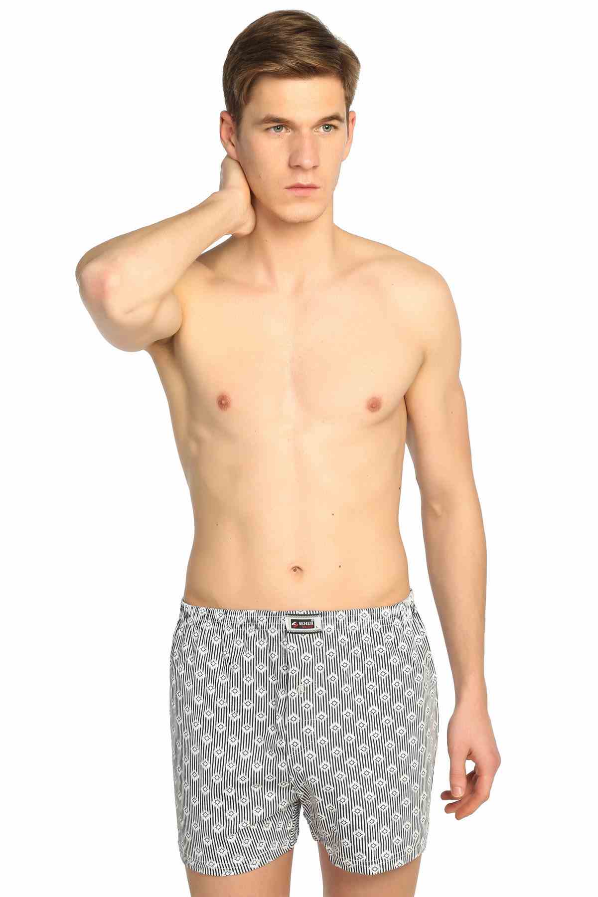 SEHER 0007 ERKEK DESENLİ BOXER