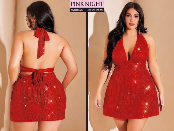 PINKNIGHT 6505 FANTAZİ ELBİSE 2XL-3XL-4XL