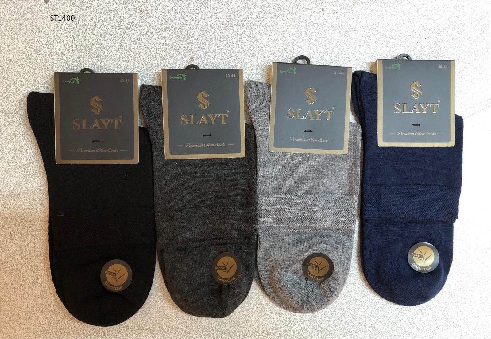 SLAYT ST1400 ERKEK BAMBU LYCRALI K.KONÇ ÇORAP