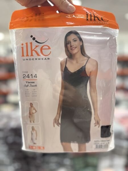 İLKE 2414 BAYAN DANTELLİ VİSKON TUNİK