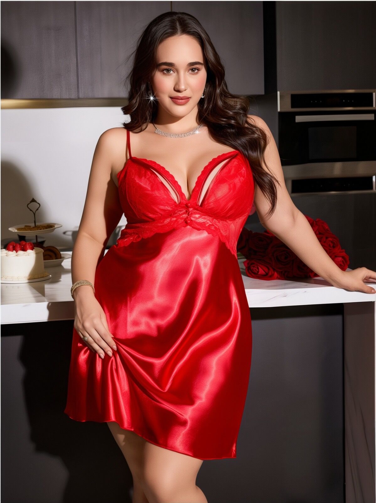 VİSATİN 11014 SATEN GECELİK BATTAL