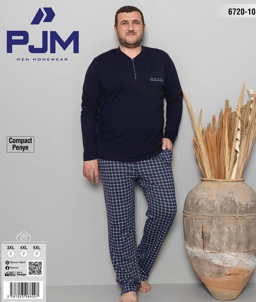 PJM 6720-10 ERKEK COMPACT PENYE BTTL  PİJAMA TAKIM