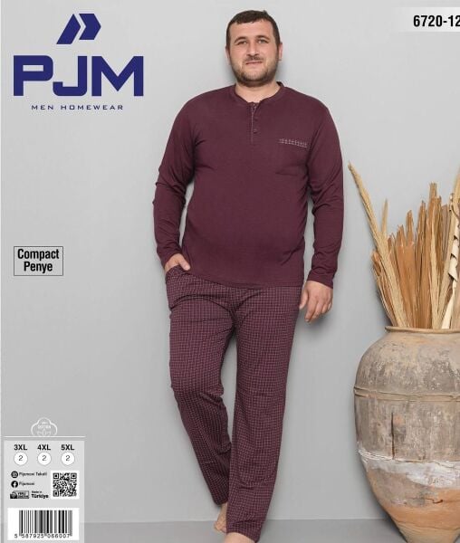 PJM 6720-12 ERKEK COMPACT PENYE BTTL PİJAMA TAKIM
