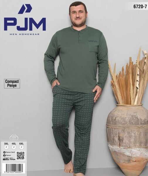 PJM 6720-7 ERKEK COMPACT PENYE BTTL PİJAMA TAKIM