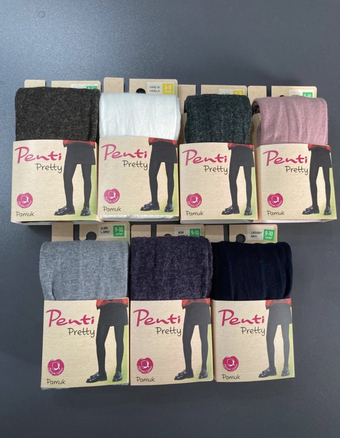 PENTİ KIZ ÇOCUK PRETTY PAMUK KÜLOTLU ÇORAP