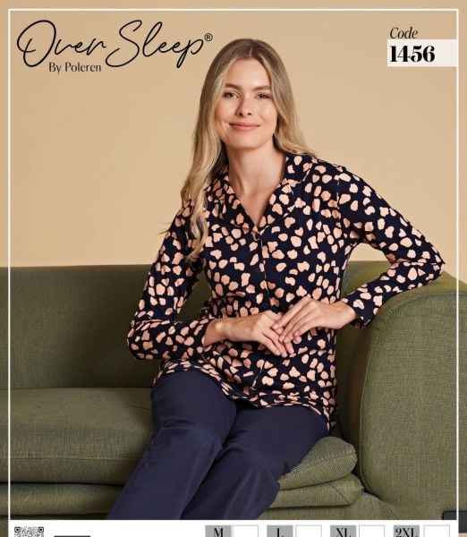 OVER SLEEP 1456 BAYAN Ö.DÜĞ.PİJAMA TAKIM