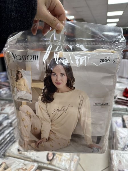 PİJAMONİ 7900-15 BAYAN TERMOSOFT PİJAMA TAKIM