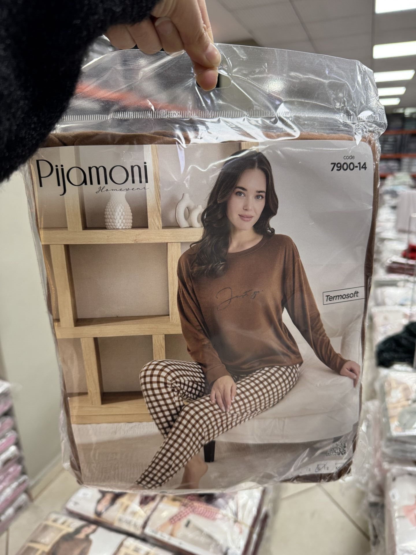 PİJAMONİ 7900-14 BAYAN TERMOSOFT PİJAMA TAKIM