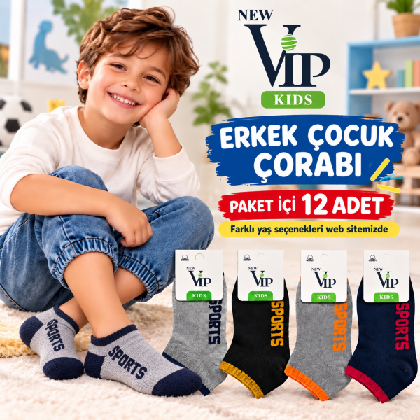 VİP 203 ERKEK ÇOCUK PATİK