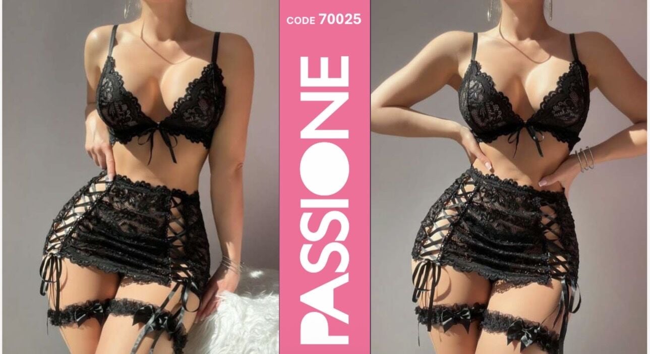 REAL PASSIONE 70025 FANTEZİ BÜSTİYER ETEK TAKIM