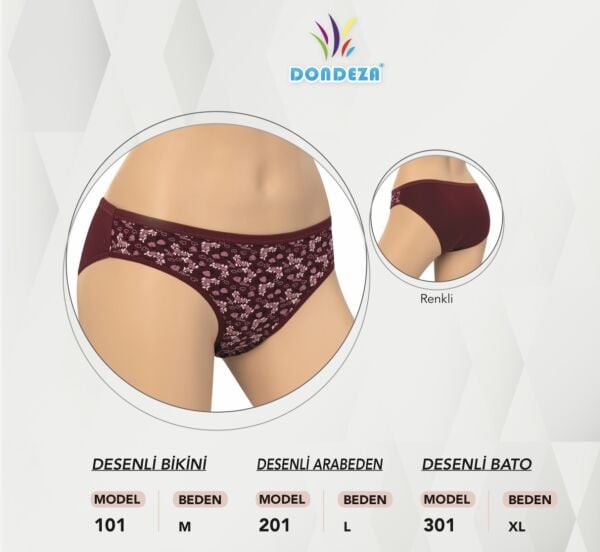 DONDEZA 301 BAYAN DESENLİ BATO XL