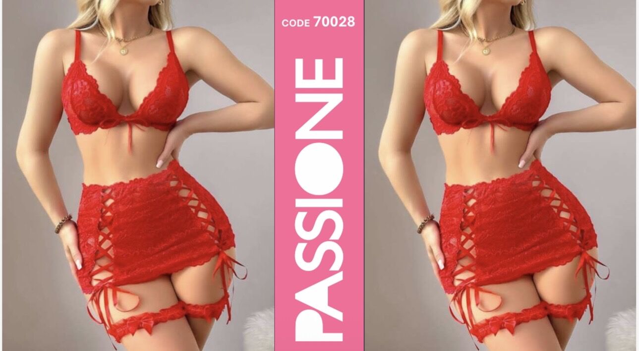 REAL PASSIONE 70028 FANTEZİ BÜSTİYER ETEK TAKIM