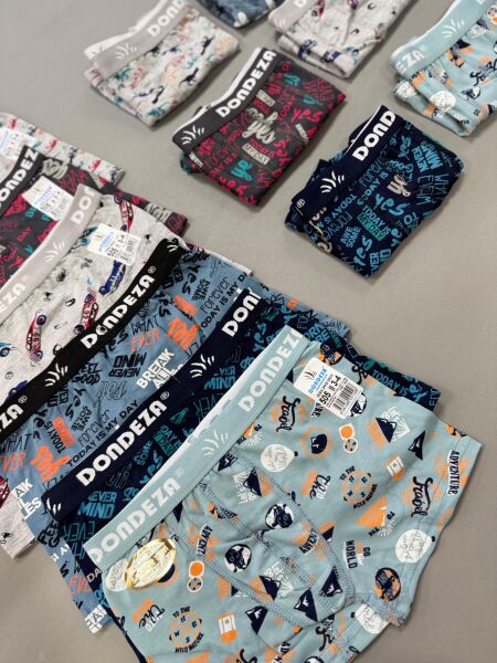 DONDEZA 505 ERKEK DESENLİ ÇOCUK BOXER