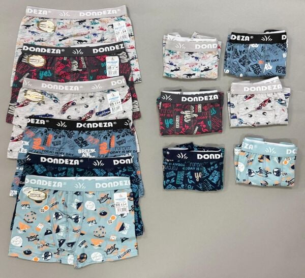 DONDEZA 505 ERKEK DESENLİ ÇOCUK BOXER