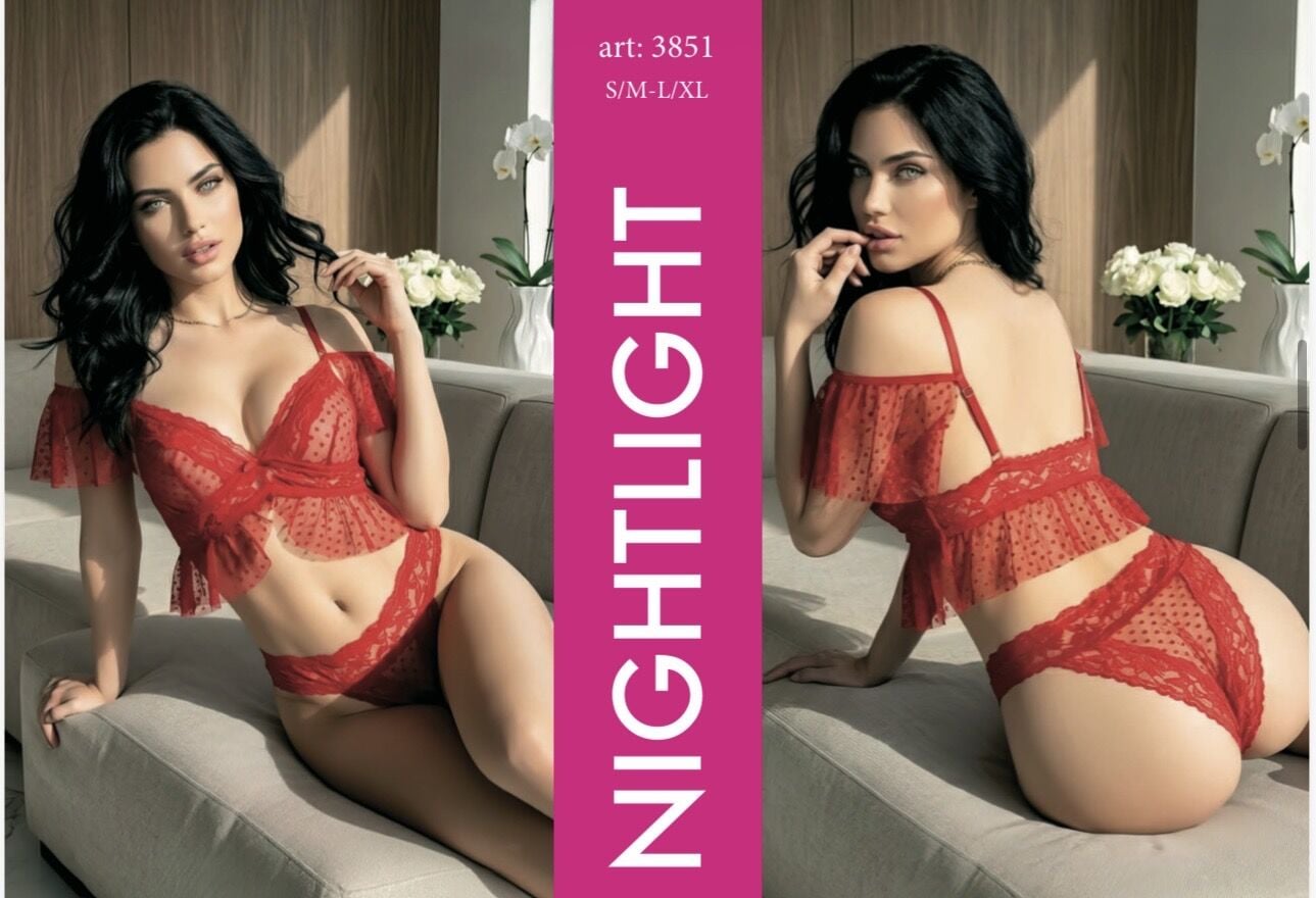 NIGHTLIGHT 3851 FANTAZİ TAKIM KIRMIZI