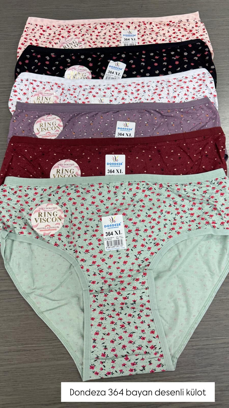 DONDEZA 364 BAYAN DESENLİ VİSKON BATO(XL)