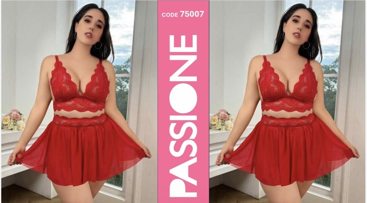 REAL PASSIONE 75007 FANTEZİ BIG SİZE ETEK TAKIM