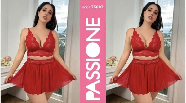 REAL PASSIONE 75007 FANTEZİ BIG SİZE ETEK TAKIM