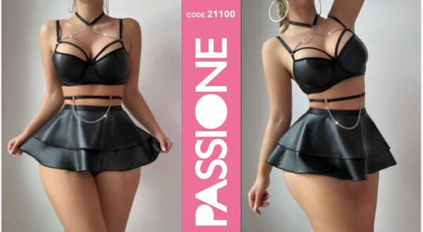 REAL PASSIONE 21100 DERİ ELBİSE S/M*3-L/XL*3