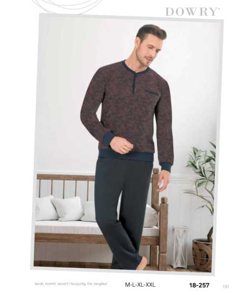 DOWRY 18-257 ERKEK PİJAMA TAKIM