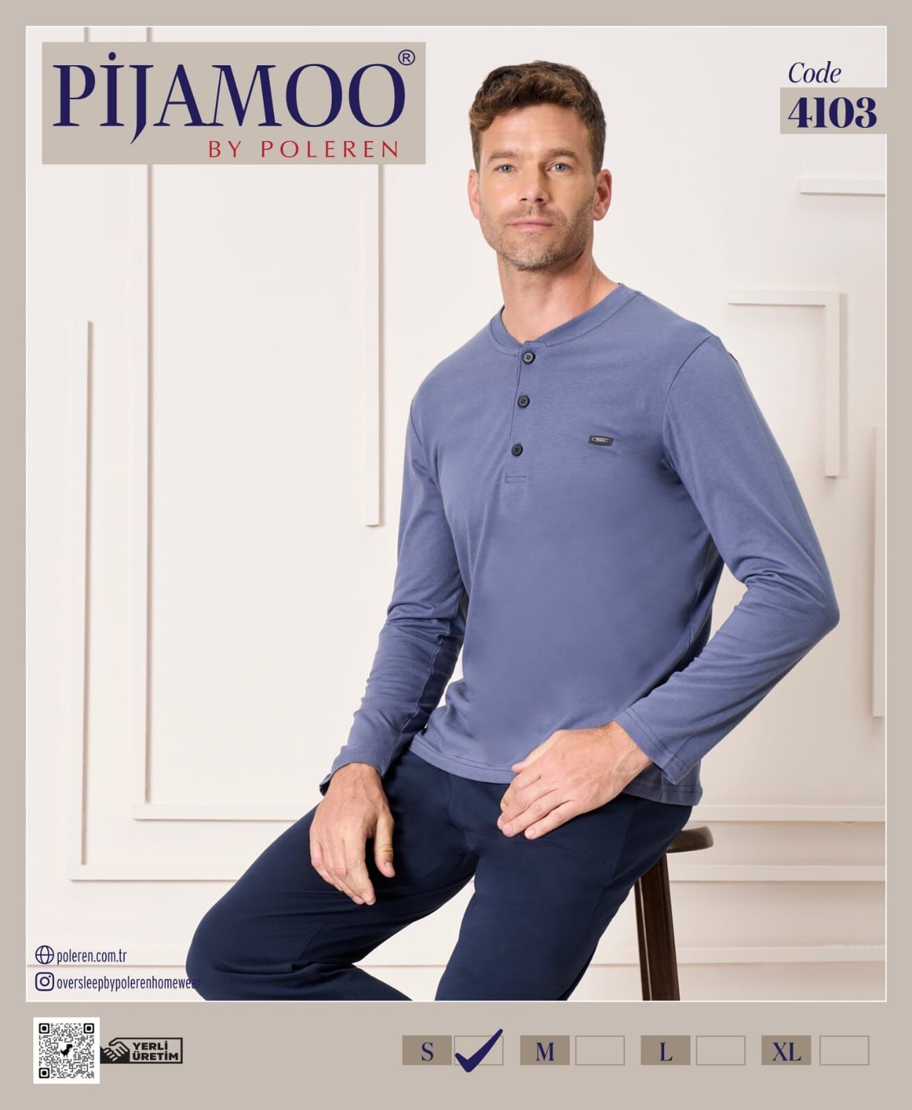 PİJAMOO 4103 ERKEK PİJAMA TAKIMI